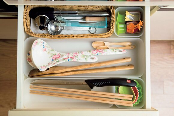 キッチンツールは使用頻度順に並べ、作業効率をアップ