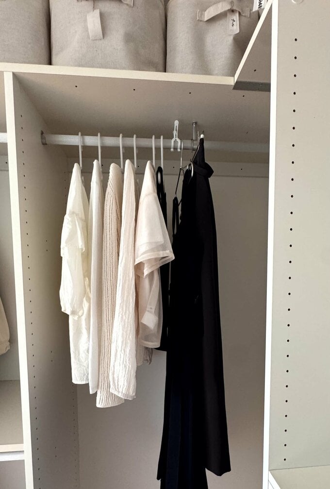 クローゼットと服