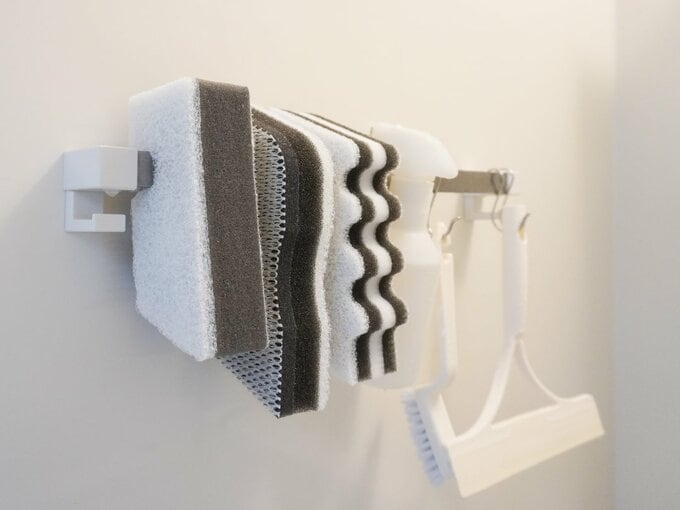 バススポンジ3つつるし収納
