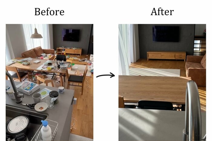 30代主婦「絶望的な汚部屋が片付いた」思考の変化。捨て活スイッチが