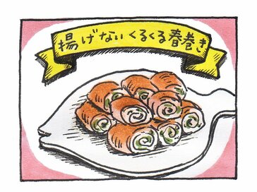 「パリッ」「じゅっわ～」のくるくる春巻きがウマぁ！揚げずに10分でできます