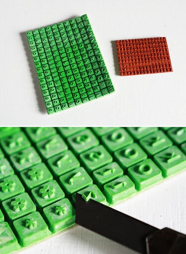 アルファベットスタンプ