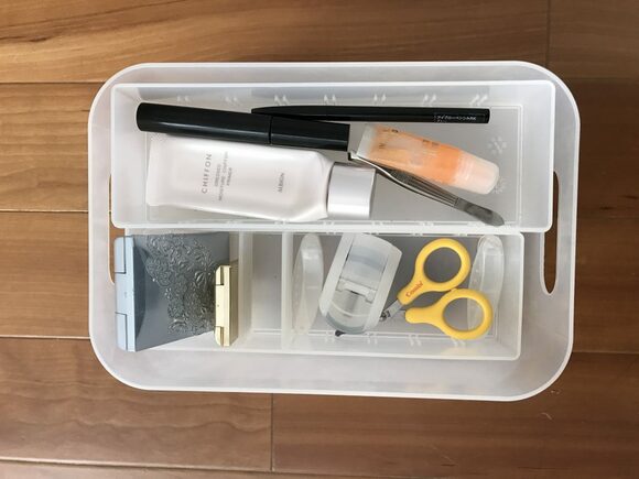 メイクボックスに美しく収まる