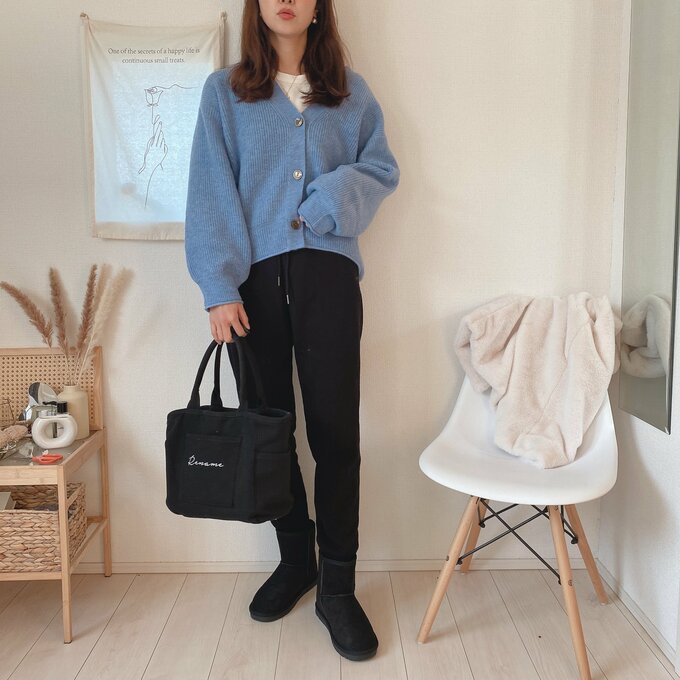 パフィータッチパフスリーブカーディガン