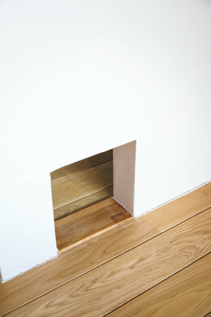 ペット用の小さな通り穴