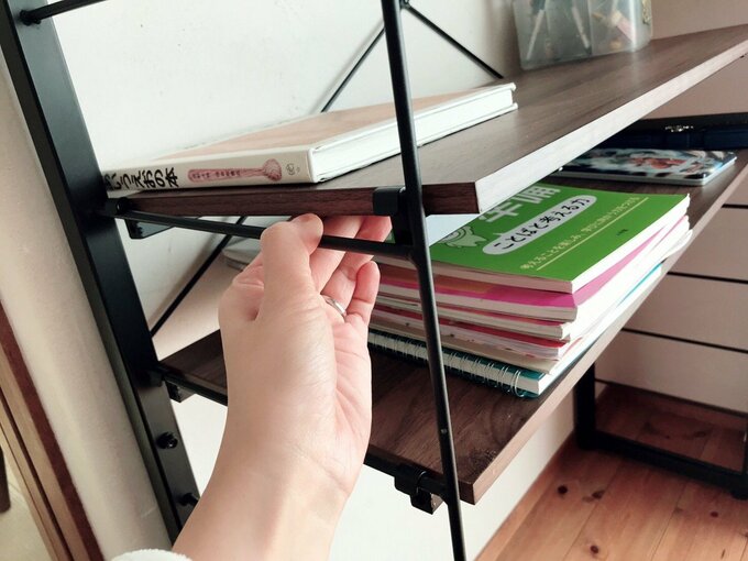 追加が可能な可動式の棚