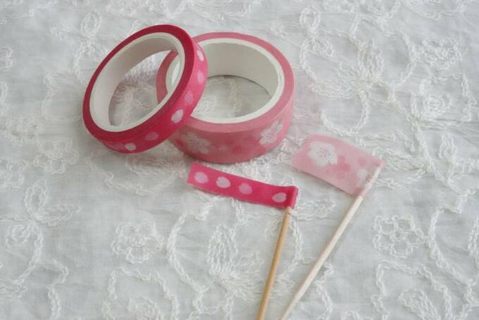 マスキングテープと爪楊枝