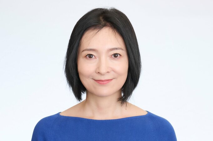 センターパートの読者モデル