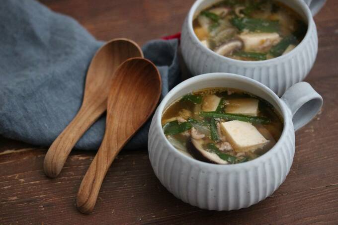 ピリ辛みそスープ