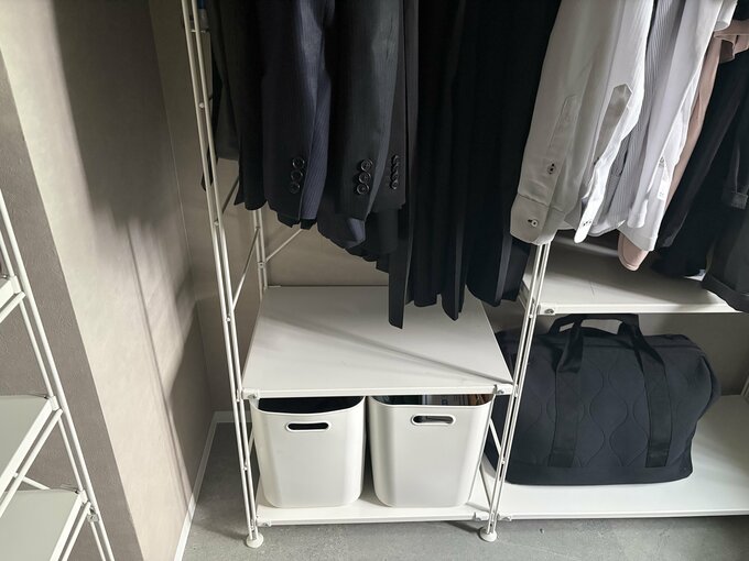 中身のごちゃつきが気にならないように、ボックスの高さも意識