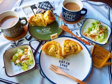 秋色カラーに胸キュン！キャンドゥから高見えカフェ風プレートが登場