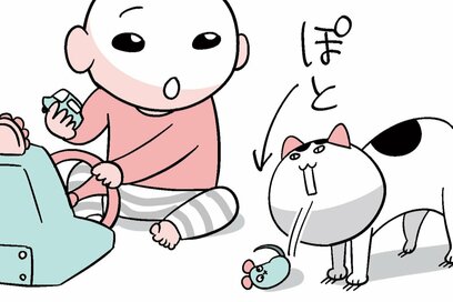 猫が赤ちゃんに“宝物”をプレゼントする理由。「猫の恩返し」と思いきや…！？＜転生したら赤ちゃんだった＞第110話
