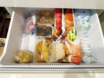 無印良品マニアの「すっきり片づく」冷蔵庫収納。グッズをフル活用し、無理なく食べきる