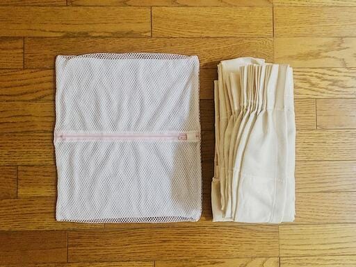 洗濯ネットのサイズにたたむ