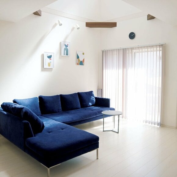 ネイビーソファ