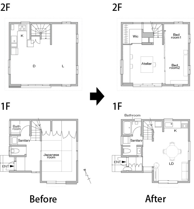 黒澤さん宅の間取り