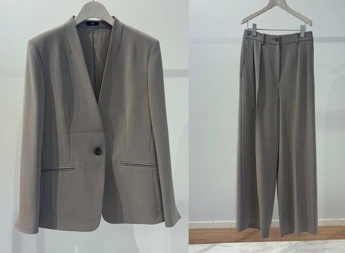 ジャケットとパンツのセットアップ