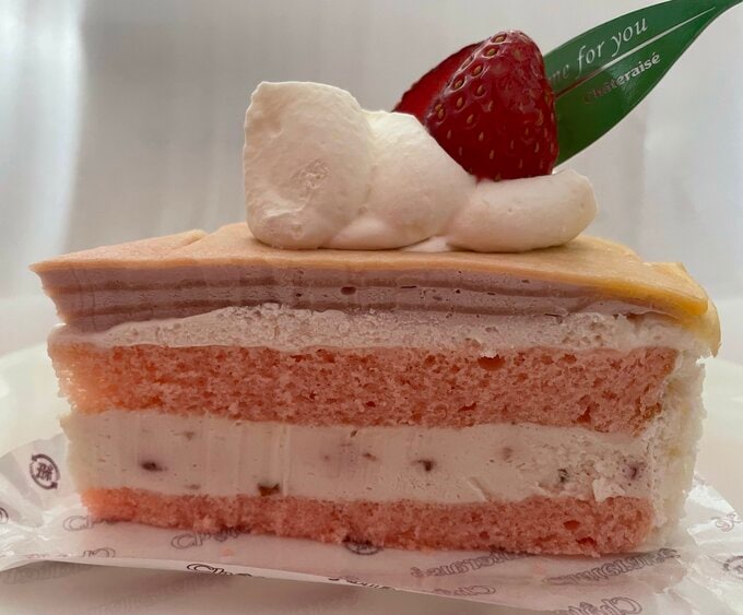 ケーキの断面