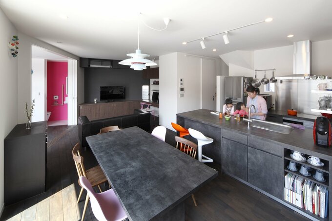 スッキリ片づいているキッチン