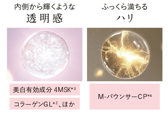 ふっくらツヤ肌の決め手は透明感とハリ！