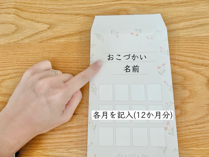 名前を入れます