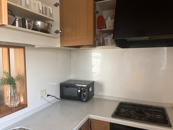 キッチン吊戸棚収納