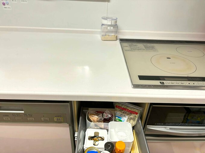 台所の引き出しの中はお弁当グッズの定位置