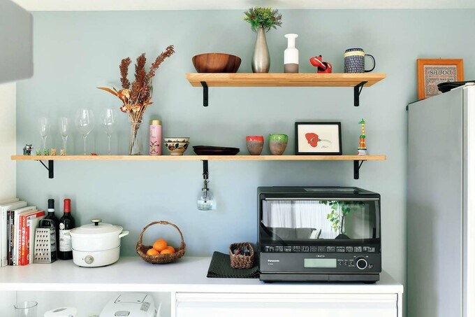 キッチンのアクセントウォール