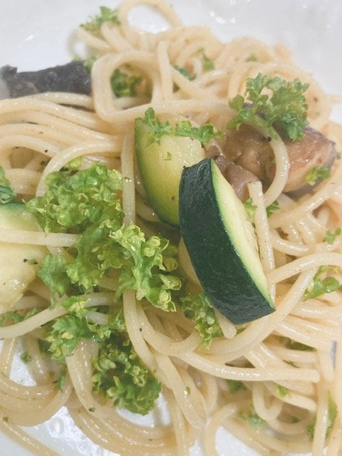 アヒージョで絶品パスタ