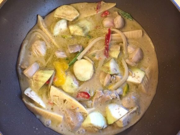 タイ風グリーンカレー
