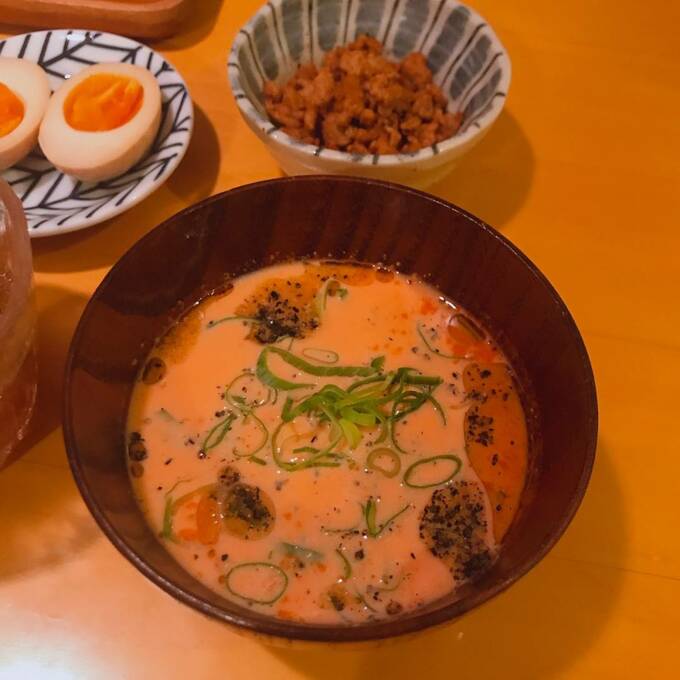 冷やし豆乳坦々つけだれ