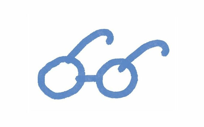 眼鏡のイラスト