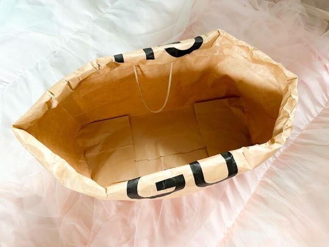 紙袋でつくったゴミ箱