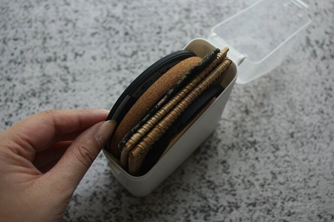 コースター収納