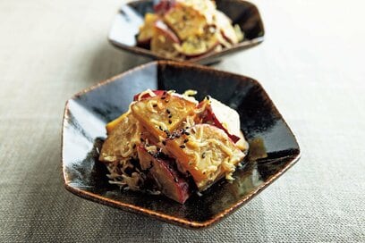 笠原将弘さんの「サツマイモ」の副菜レシピ。1本あっという間になくなるおいしさ