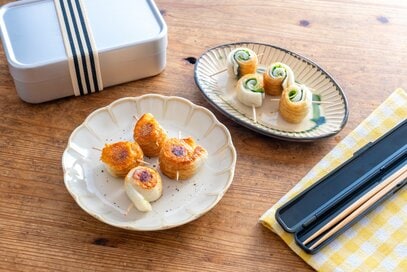片手でつまめる「ちくわおかず」2種。パパッとつくれてお弁当のすき間にぴったり