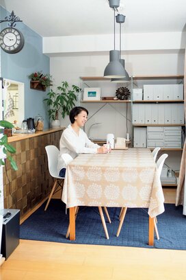 ダイニングで在宅仕事。食後のごちゃごちゃを即リセットするテク