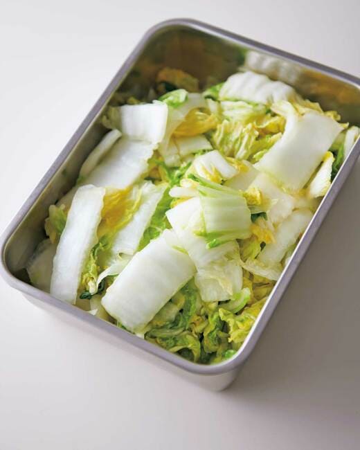 塩もみ白菜