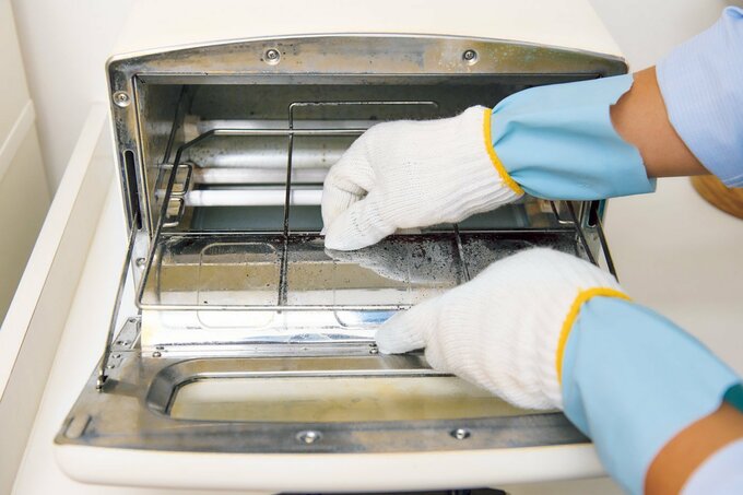 トースターのコゲ