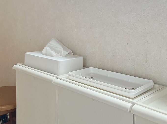 木村さん キッチンのティッシュ