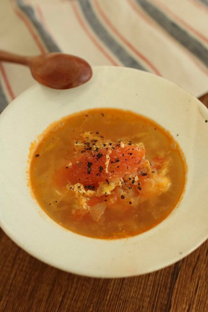 千切りキャベツたっぷり!「キャベトマスープ」