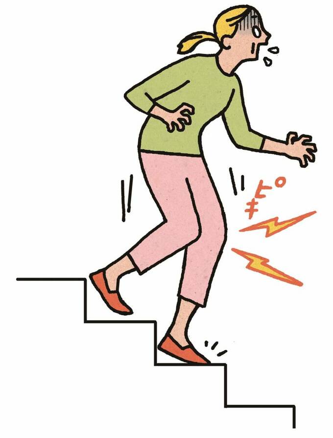 突然ひざの痛みに襲われ…