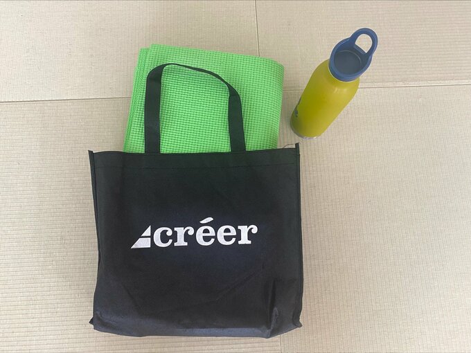 1年続けた記念にやっと購入したヨガマット