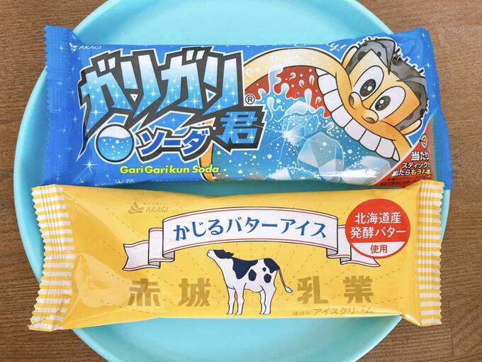 ガリガリくんとバターアイス