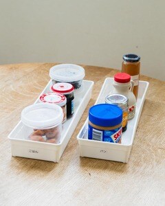 用途ごとにトレーで分けて、取り出しをラクに