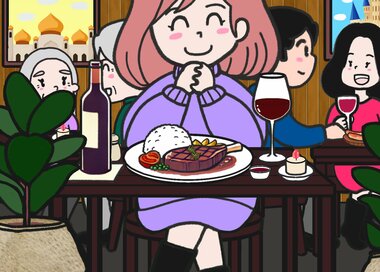 「ご褒美ステーキ」で充実のおひとりさま外食。どこが違う？5つ見つけたらエラい＜間違い探し＞