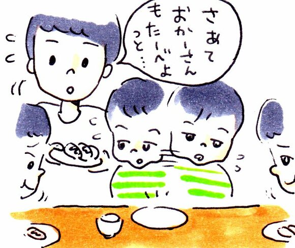 鶏ササミの天ぷらマンガ
