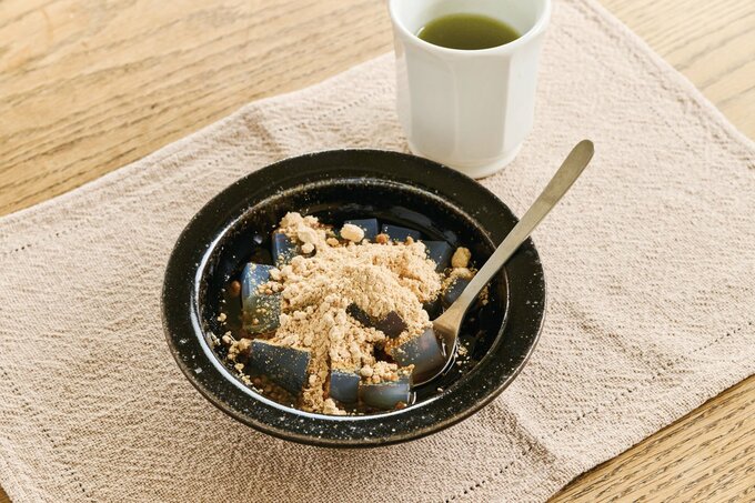 黒蜜きなこ寒天