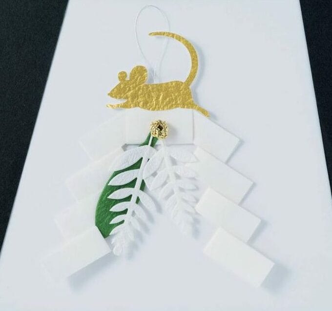 ねずみの正月飾り