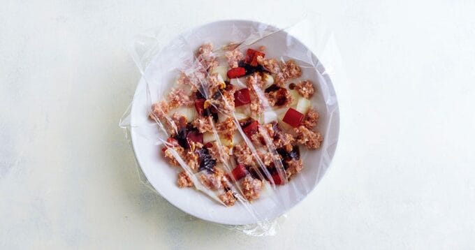 パプリカひき肉